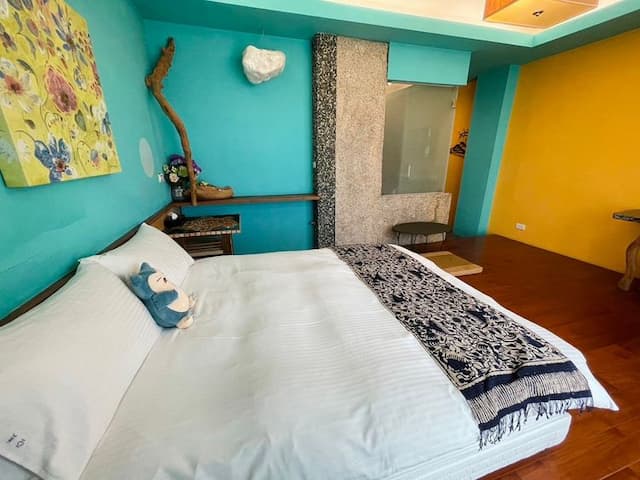 亞美民宿-VIP陽台/露台雙人房-2