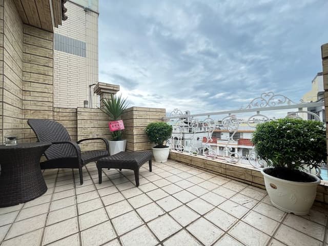 亞美民宿-VIP陽台/露台雙人房-6