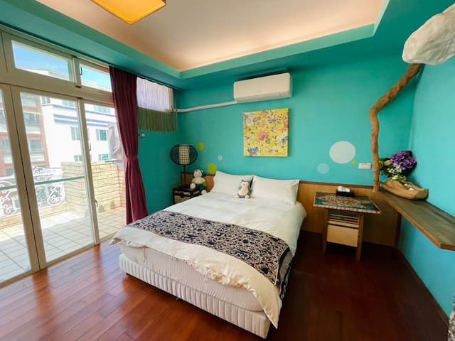 亞美民宿-VIP陽台/露台雙人房-1