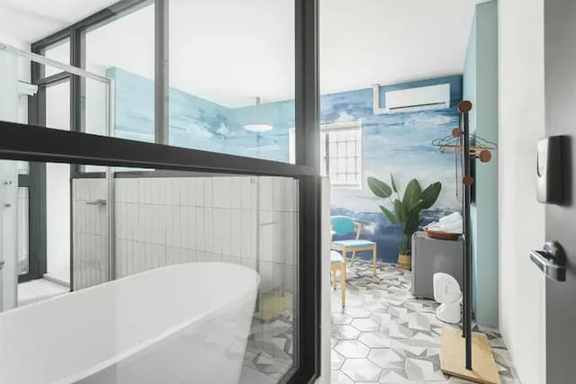 LONG STAY HERE-ダブルルーム バスタブ付-12