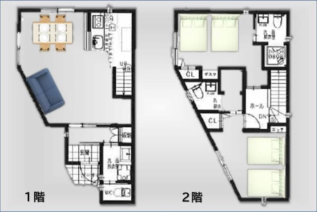 【LDK】奏居｜最多8人/天下茶屋站步行9分/直達關西機場-包棟: 最多8人-10