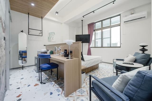 LONG STAY HERE-デラックス ダブルルーム バスタブ付-7