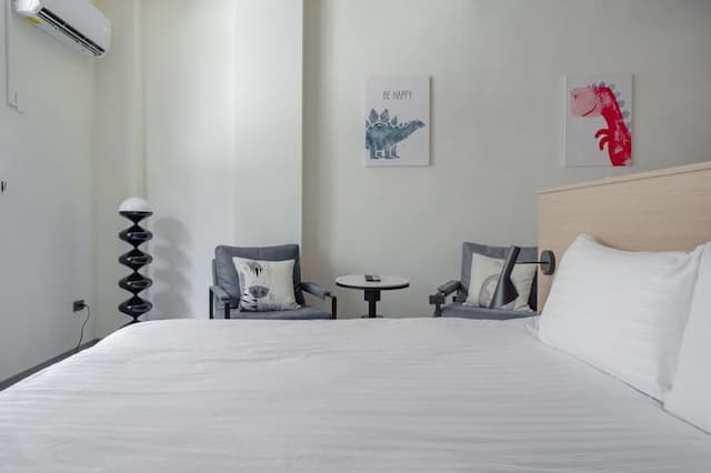 LONG STAY HERE-デラックス ダブルルーム バスタブ付-11