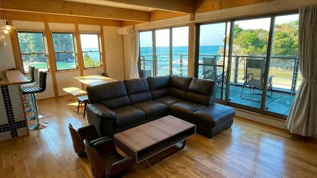 West coast rental villa No.1-Saiho Kaigan Rental Villa No. 1 -Enjoy the sunset view from the beach front balcony-1