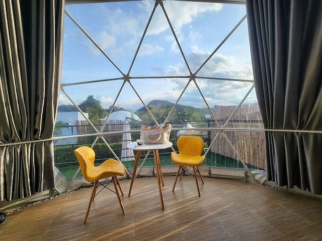 考艾山豪華露營 (Glamping Hill Khaoyai)-【懶人露營】圓頂帳－附陽台 (含早餐) 不可退訂 (Geodesic Dome (Room with breakfast)) No refund-7