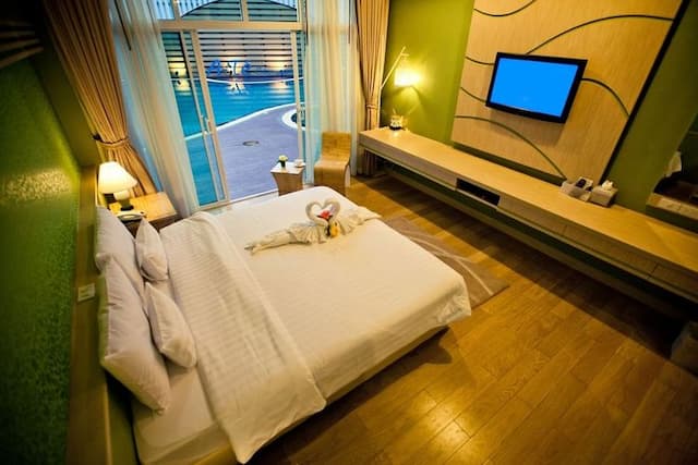春蓬愛特易飯店 (A-Te Chumphon Hotel)-豪華雙人房－可使用泳池 (含早餐) (Deluxe double pool access(Room with breakfast))-2