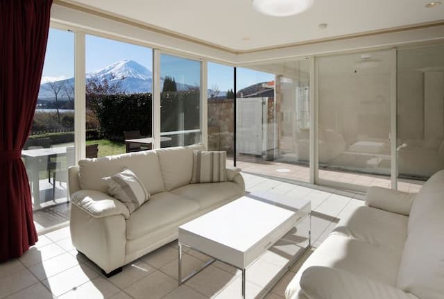 河口湖城市渡假村｜近河口湖音樂與森之美術館/方便至河口淺間神社-本館: 迷迭香【私人庭園+湖景+山景】-2