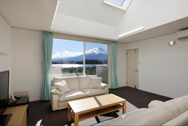 河口湖城市渡假村｜近河口湖音樂與森之美術館/方便至河口淺間神社-本館: 薄荷【私人庭園+湖景+山景】-4