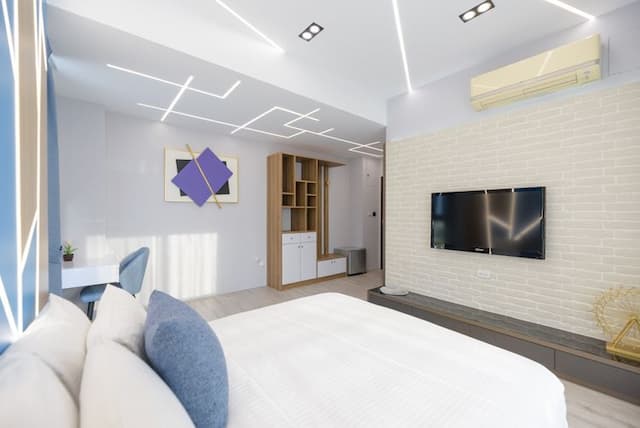 澎湖藍海天晴民宿 l 近山水沙灘-丁香陽台雙人房-2