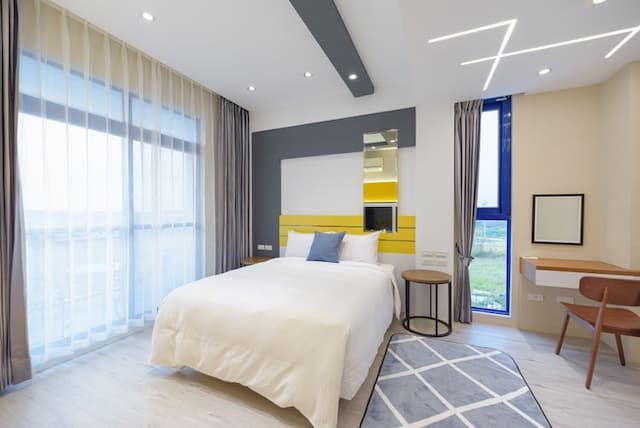 澎湖藍海天晴民宿 l 近山水沙灘-雲雀陽台雙人房-5