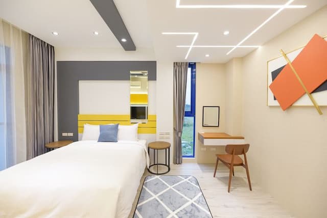 澎湖藍海天晴民宿 l 近山水沙灘-雲雀陽台雙人房-1