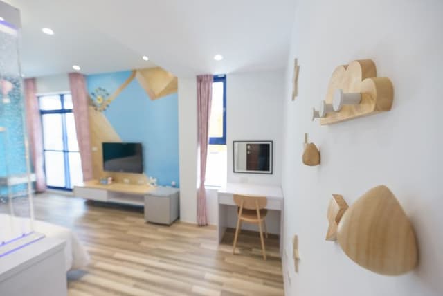 澎湖藍海天晴民宿 l 近山水沙灘-風車陽台四人房-6