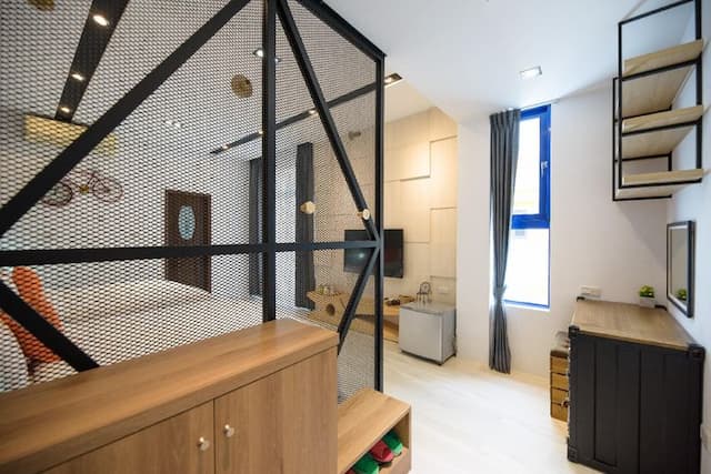 澎湖藍海天晴民宿 l 近山水沙灘-燈塔陽台四人房-4