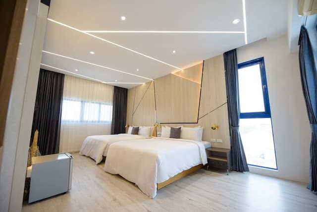 澎湖藍海天晴民宿 l 近山水沙灘-珍珠陽台四人房-3