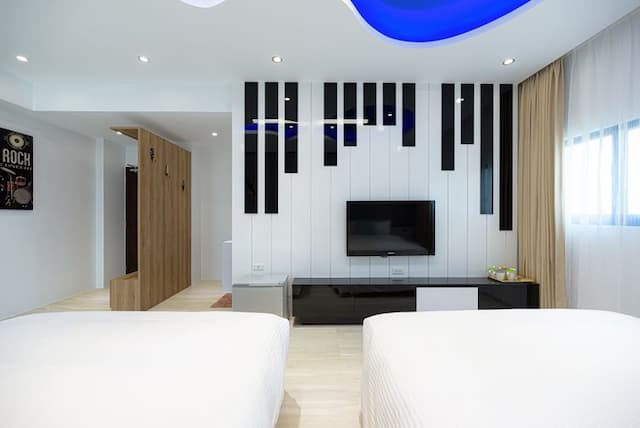 澎湖藍海天晴民宿 l 近山水沙灘-珊瑚陽台四人房-3