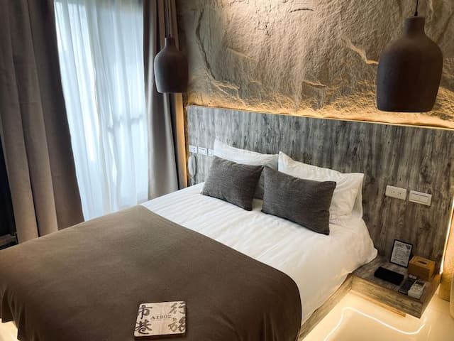 市港行旅-日式侘寂風雙人房-11