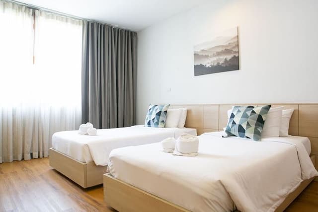 The Silver Palm Wellness Resort-Two Bed Residence Double+Twin (Room with breakfast)-6