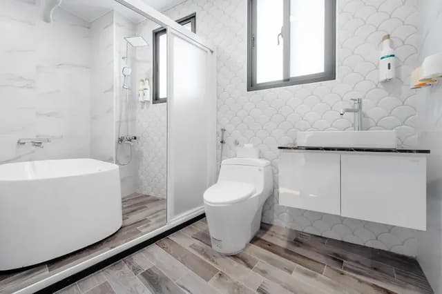 Water House-Lake view family quadruple room with bathtub-12