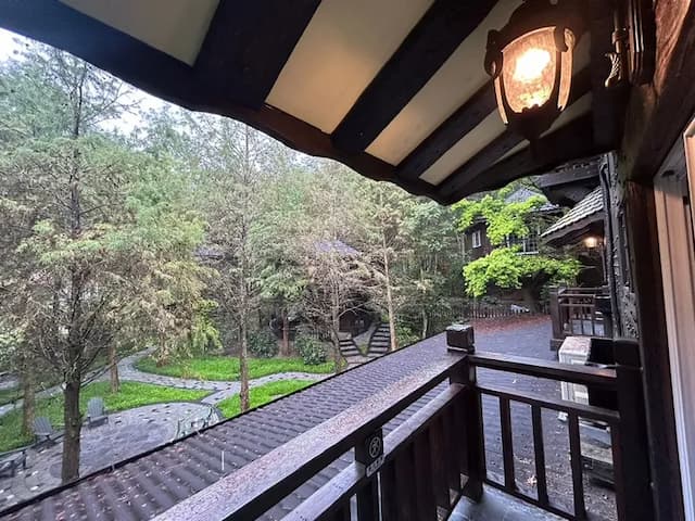 Senboard Manor-Fireplace Double Room-14