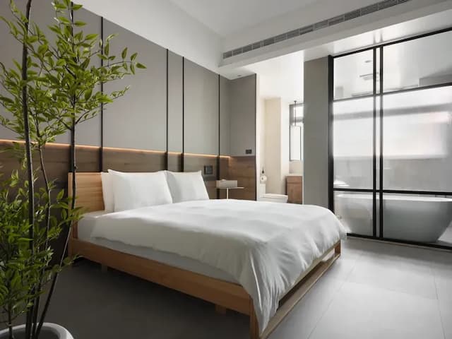 Guangfa Apartment-Deluxe Double Room-4