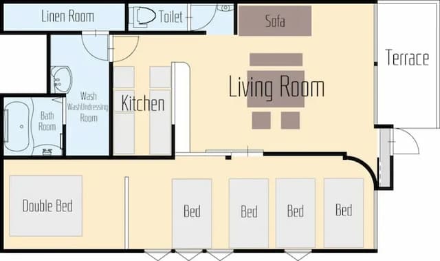 富士乃藏 Tiny Fort｜富士山站步行1分/串流平台-包棟: 最多6人-2