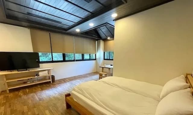 奕青民宿-梅酒/梅精/法國麵包-山景雙人房-2