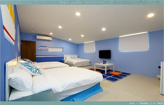 뤄동 나이트 마켓 스톱 리스닝 Luodong Night Market stop listening-Son - Ocean Quadruple Room-4