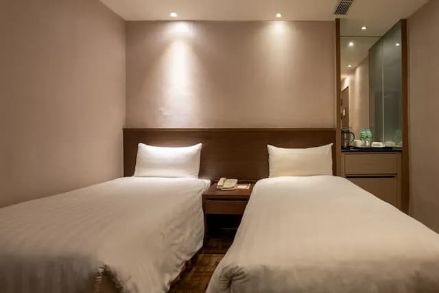 Guide Hotel Taipei chongqing-承光雙床客房(無窗)-3