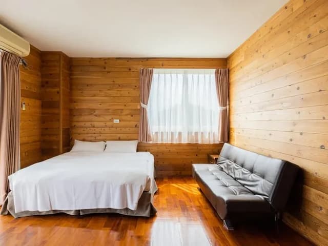 日月潭碧水山居湖畔民宿-湖景特大雙人床房-9