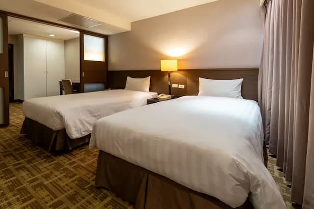 Guide Hotel Taipei chongqing-承樂雙床客房-5