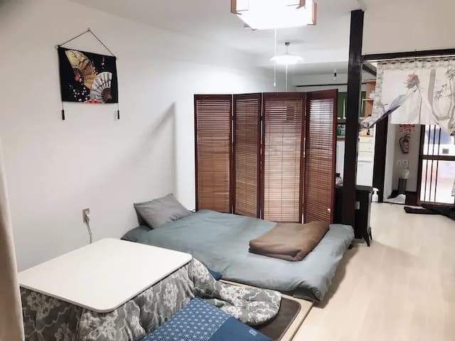 大阪旅居｜整棟出租/3房1廳/谷町九丁目站步行8分-包棟: 最多7人-9