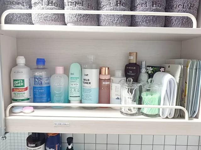 클렌져, 스킨제품 외 각종 편의용품 제공