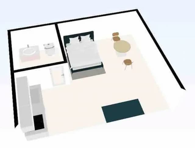 達娜的家 V｜近弘大 2~5人入住-雙人房-7