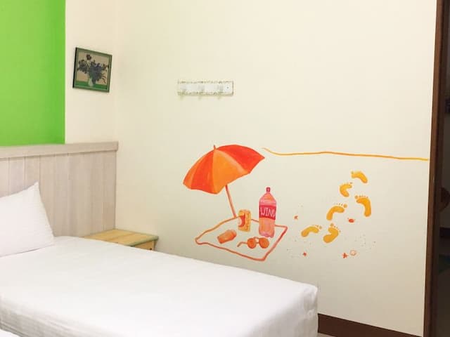 兜風名澍(民宿)-散步二人房-3