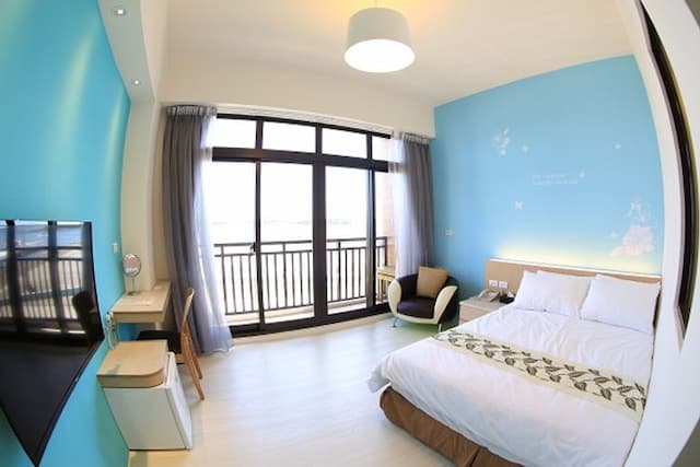 Lucky Seaview B & B-Ocaen view room l So happy double room-1