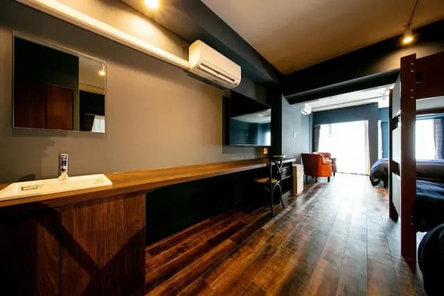 越戶ODORI｜方便至札幌時計台/西11丁目站&中央區役所前站-紐約－布魯克林風格房－A-3