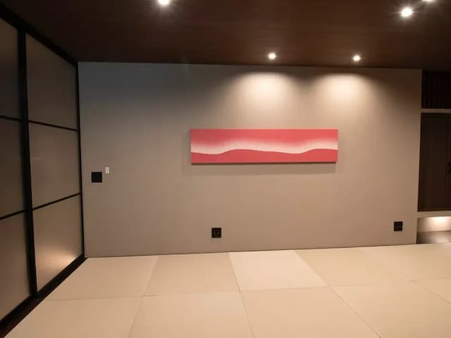 【B01,02 （和室）】すっきりとした琉球畳がモダンな雰囲気を演出