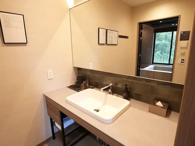 【A07 （ADA／洗面台）】使い勝手のよい独立タイプ。アメニティも取り揃えております