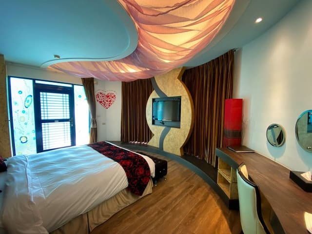 圓頂瓦舍海景民宿 l 電影取景地-R101蔚藍海岸雙人房-8