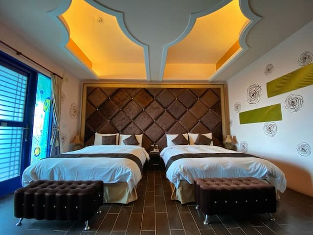 圓頂瓦舍海景民宿 l 電影取景地-R102/R103   雅適四人房-10