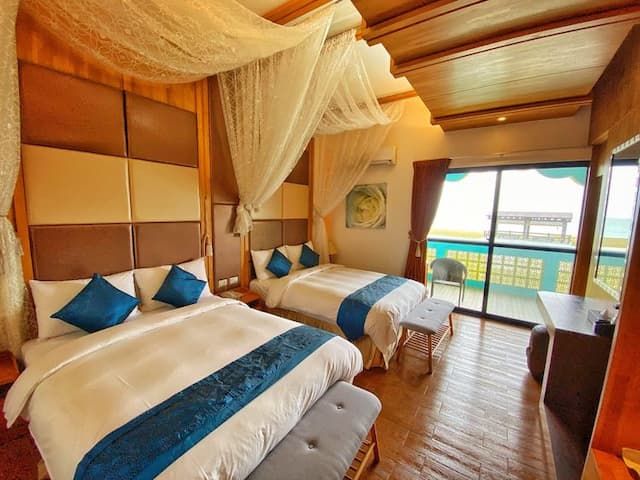 圓頂瓦舍海景民宿 l 電影取景地-R202/R302 唯美海景四人房-1