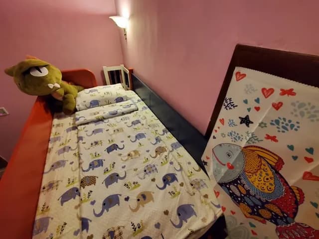 Xiehuier B&B Children's House-Family children's room（Pink)-5