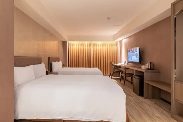 ガイドホテル 台北復北｜MRT中山國中駅の近く-Superior Quadruple Room-2