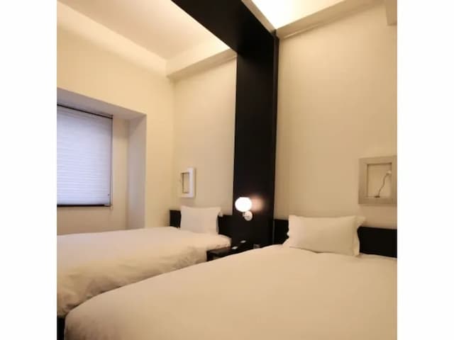 富良野NATULUX飯店-4｜富良野站步行1分-雙床房 (禁菸)-1