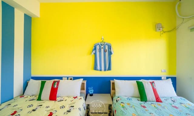 Rice-Riverland BNB-Football room-3