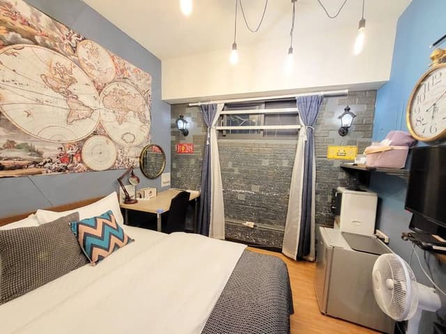 ❤一中安心租屋社❤有統編收據-小星空1號雙人房【不需走樓梯】●位於該棟大門旁第1間●窗戶面向住宿區露天走廊-8