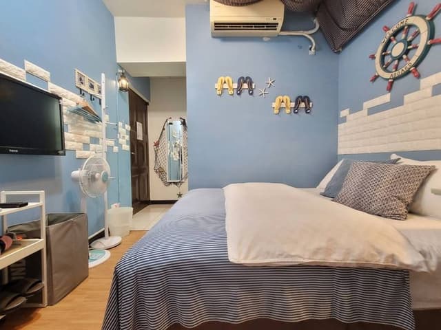 ❤一中安心租屋社❤有統編收據-小間121號雙人房【不需走樓梯】●位於該棟大門旁第1間●窗戶面向住宿區露天走廊-7