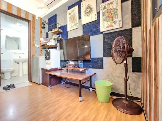 ❤一中安心租屋社❤有統編收據-大間126號雙人房【需走2層樓梯】●窗戶面向馬路.消防局-5