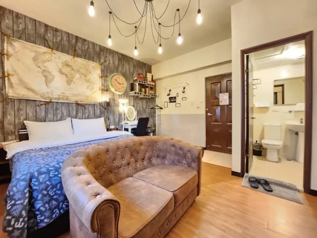 ❤一中安心租屋社❤有統編收據-大間123號雙人房【需走1層樓梯】●窗戶面向馬路.消防局-5