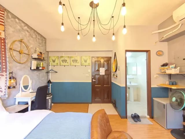 ❤一中安心租屋社❤有統編收據-大間星空6號雙人房【需走2層樓梯】●窗戶面向馬路.消防局-10